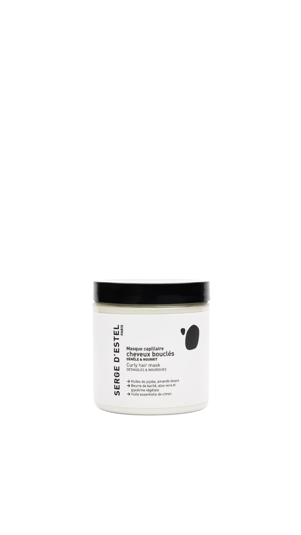Mascarilla capilar para cabello rizado